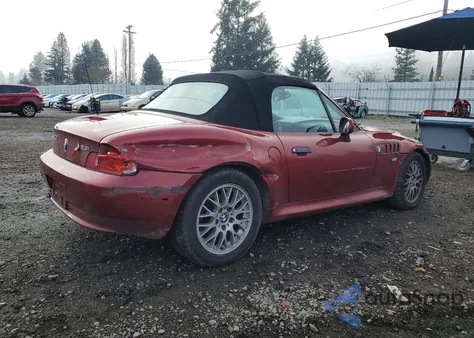 2001 BMW Z3 2.5 z USA, uszkodzony, nr VIN WBACN33451LM01216